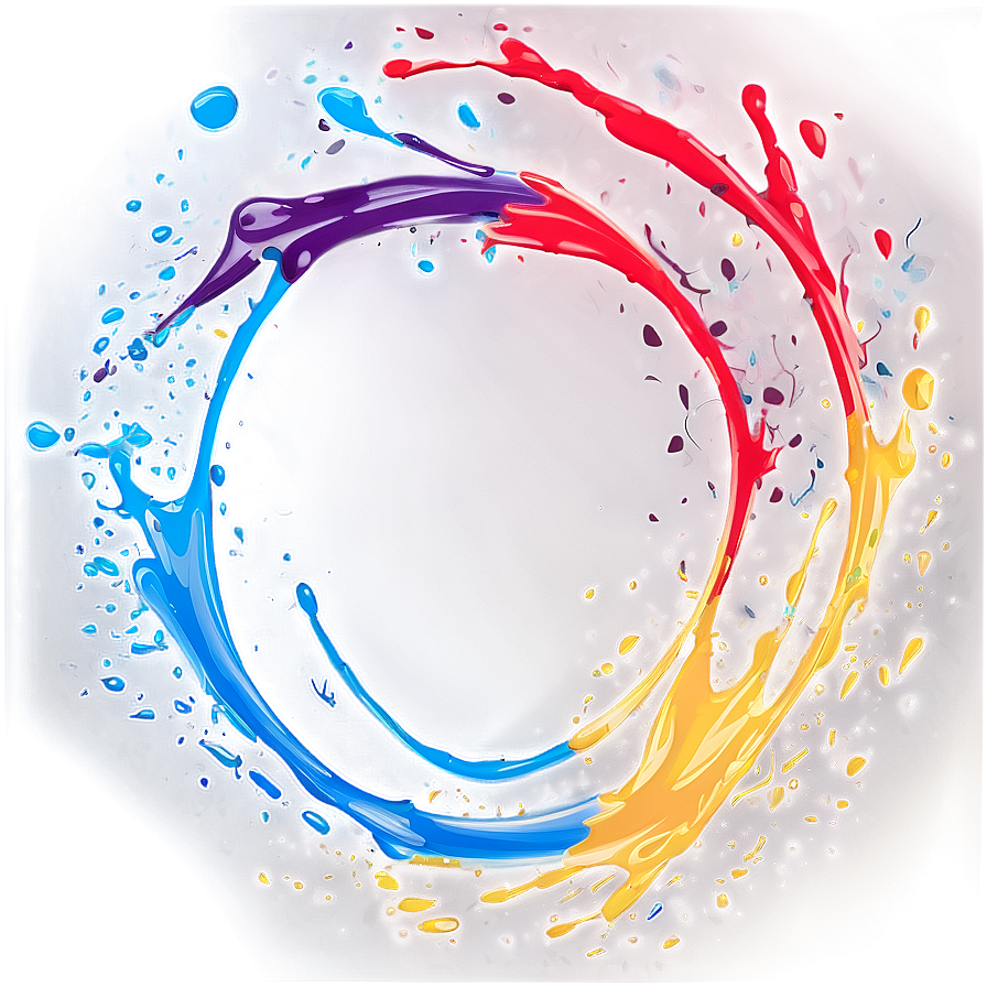 Swirl Paint Splatter Png Gdt PNG Image