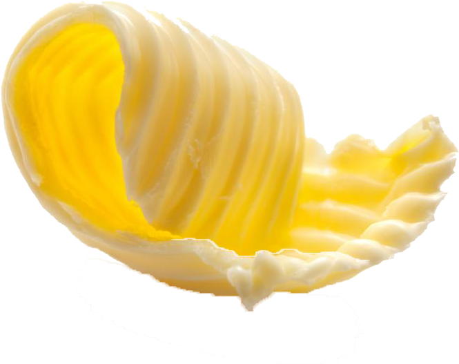 Swirled Butter Curl PNG Image