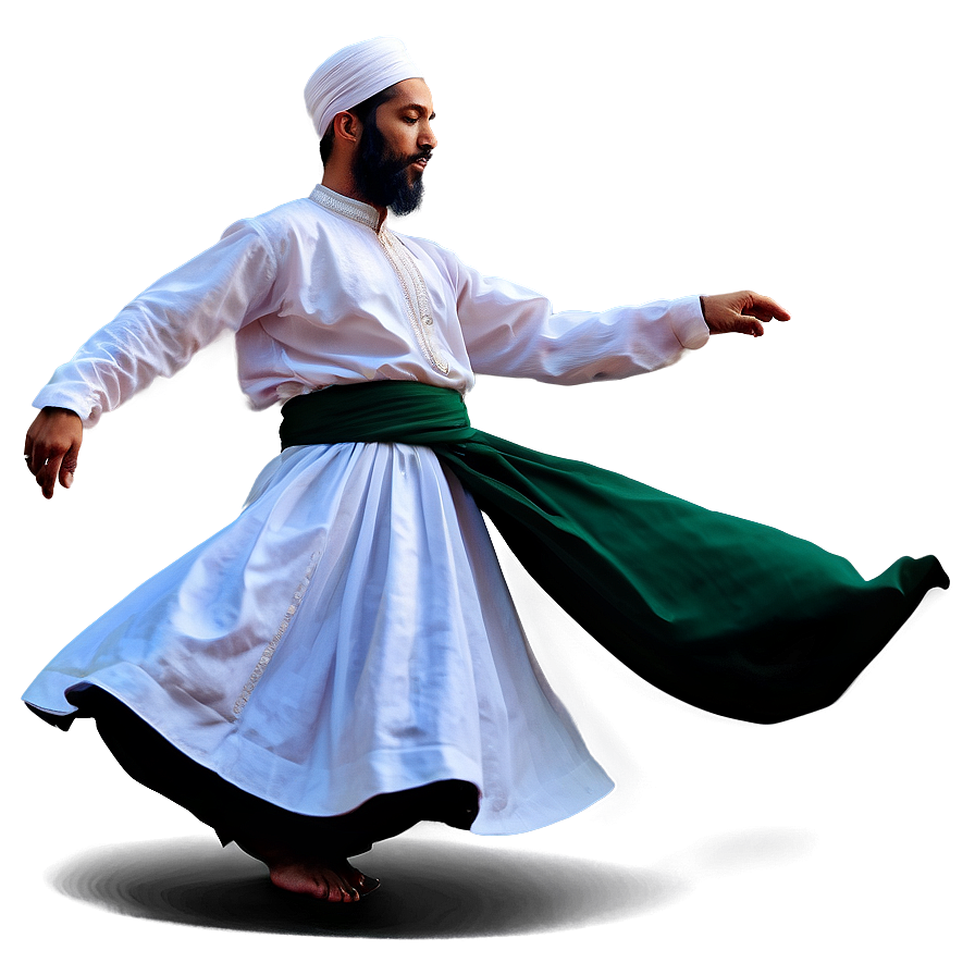 Swirling Dervish Dance Png Qfa PNG Image