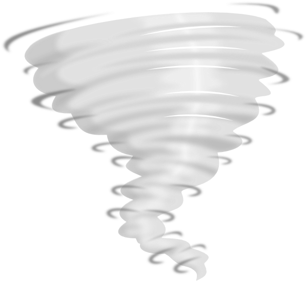 Swirling Tornado Graphic PNG Image