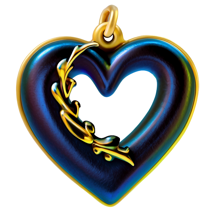 Swirly Heart Decoration Png Usr77 PNG Image