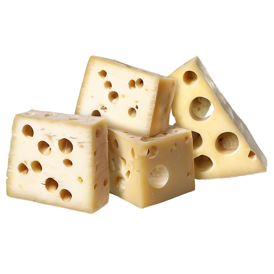 Swiss Cheese Chunks Png Ykm22 PNG Image