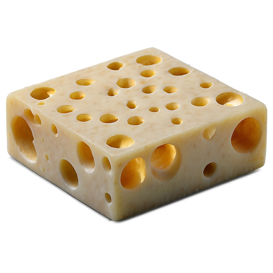 Swiss Cheese Cube Png 06132024 PNG Image