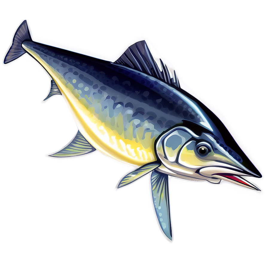 Swordfish Illustration Png 40 PNG Image