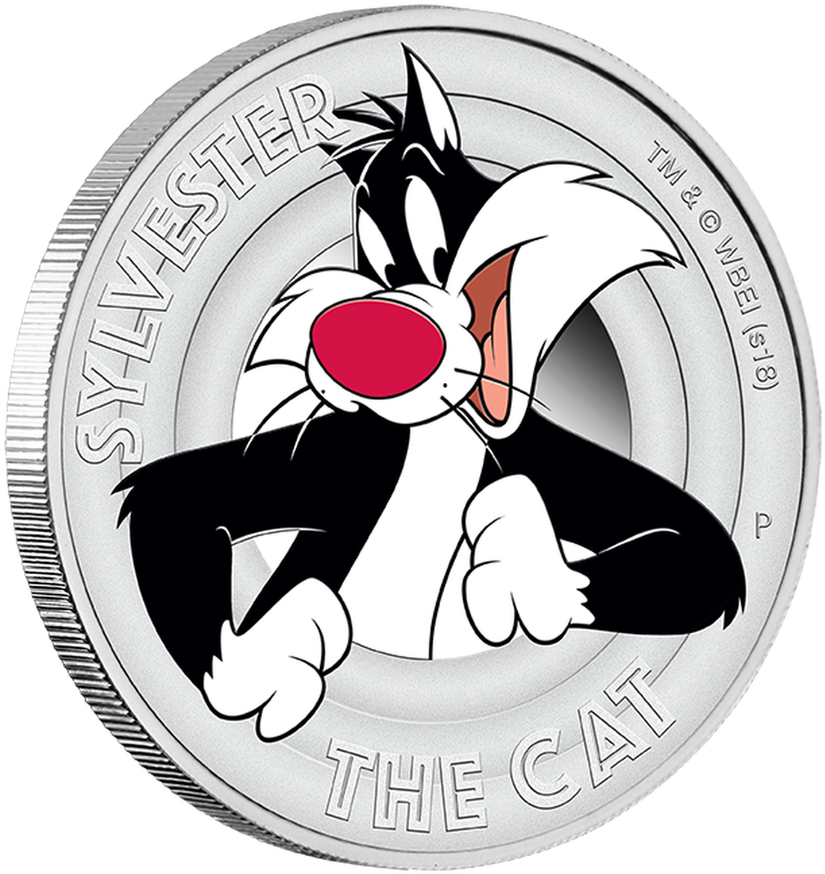 Sylvester The Cat Coin Design PNG Image