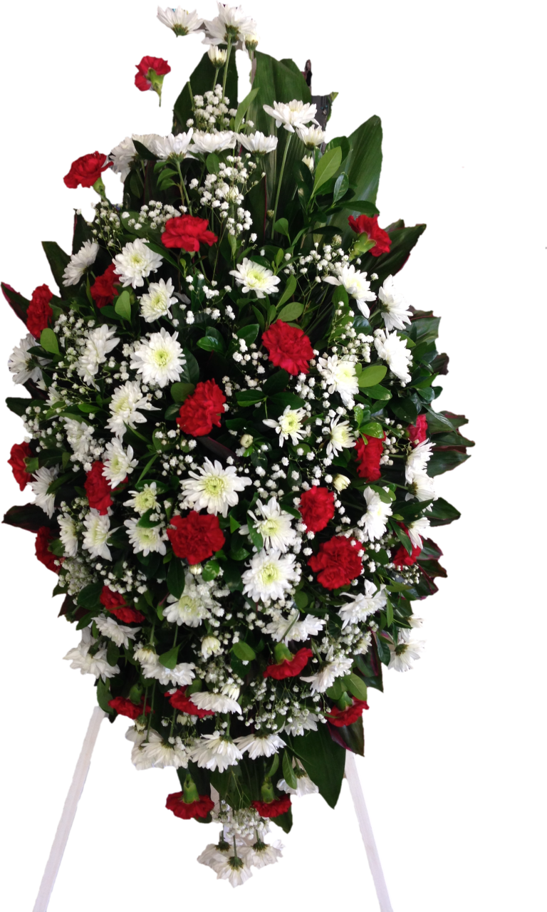 Sympathy Floral Tribute Stand.png PNG Image