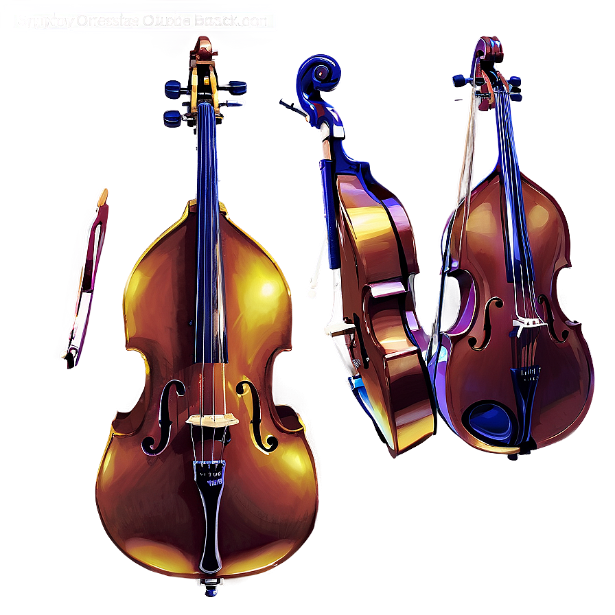 Symphony Orchestra Double Bass Png Cka47 PNG Image