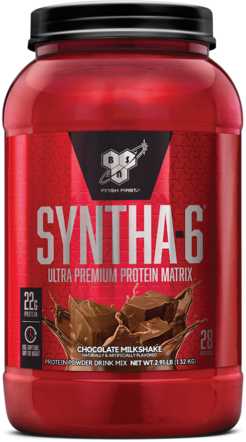 Syntha6 Protein Powder Chocolate Milkshake PNG Image