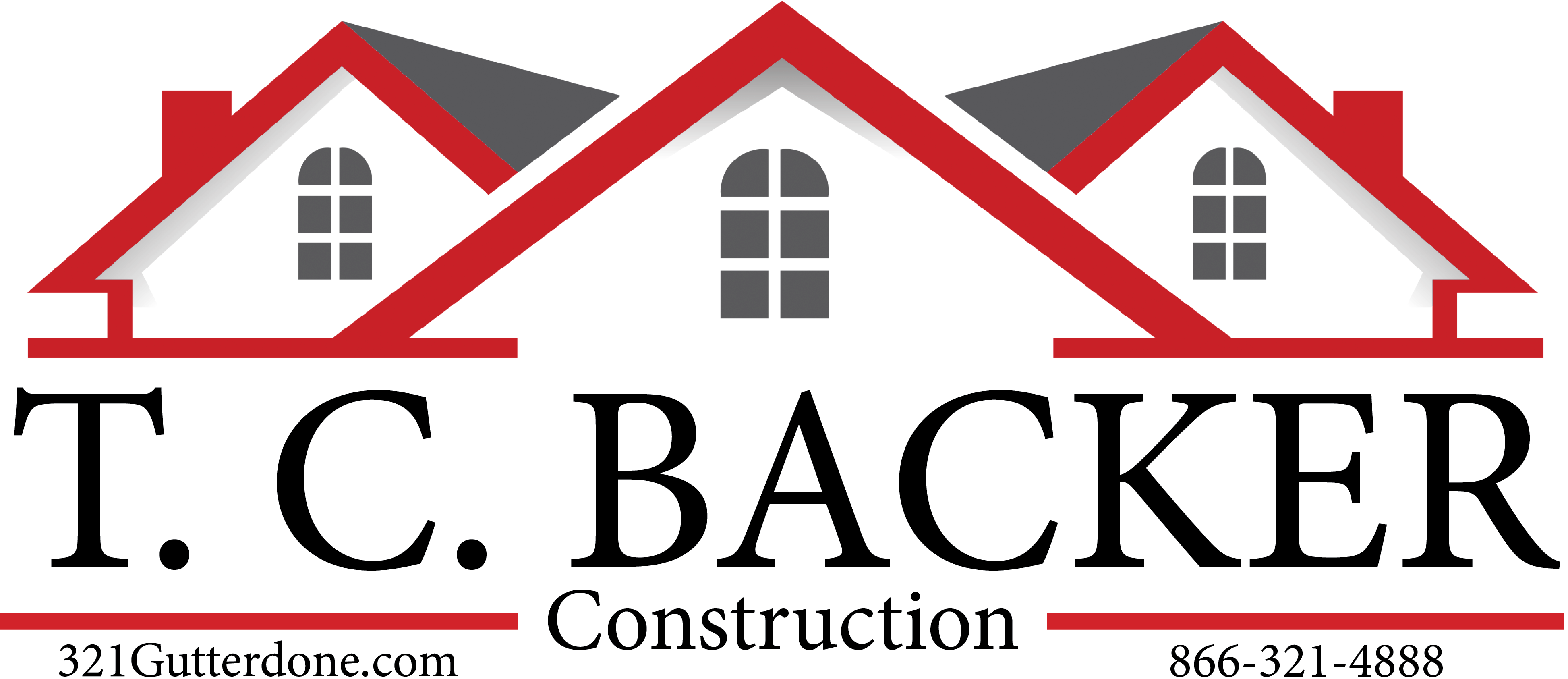 T C Backer Construction Logo PNG Image