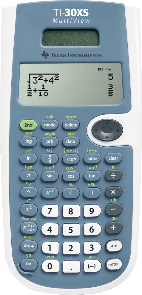 T I30 X S Multi View Scientific Calculator PNG Image