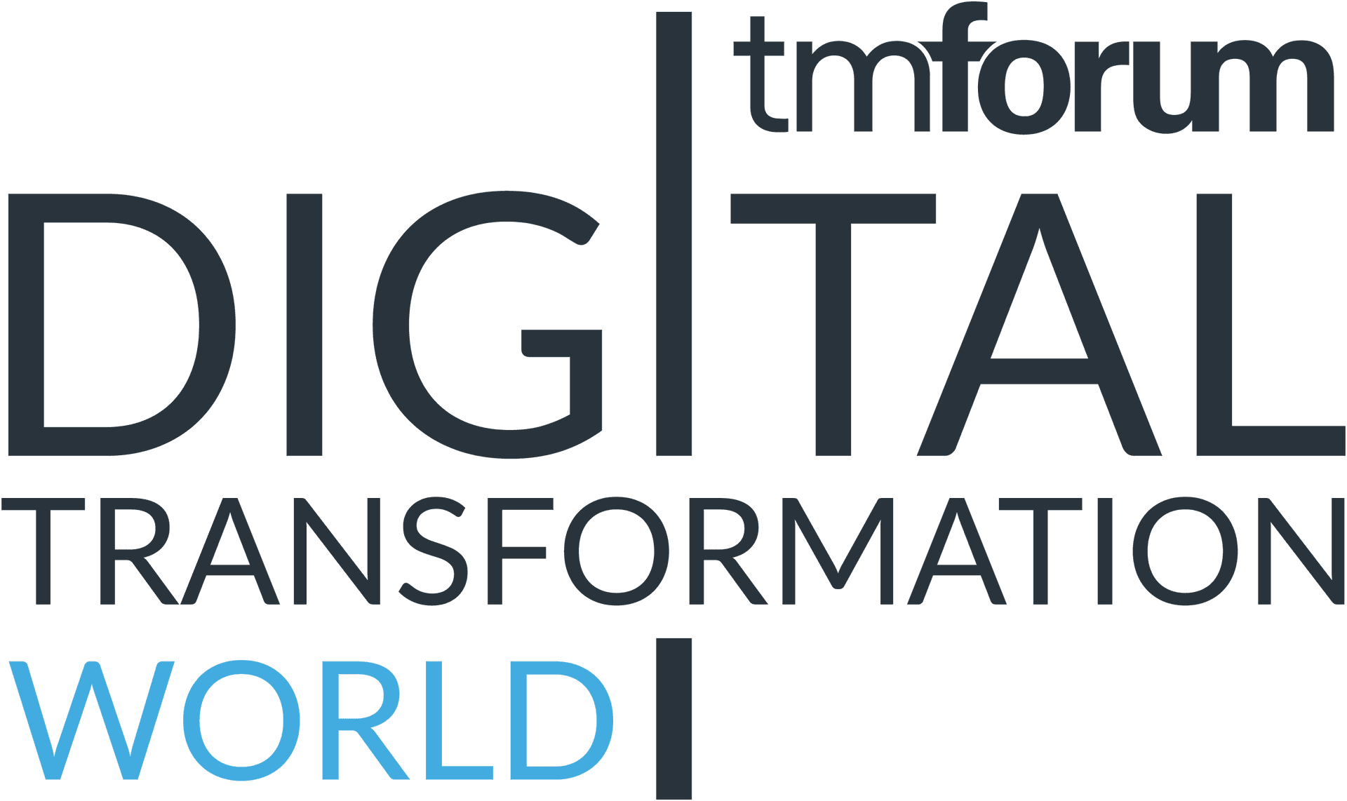 T M Forum Digital Transformation World Logo PNG Image