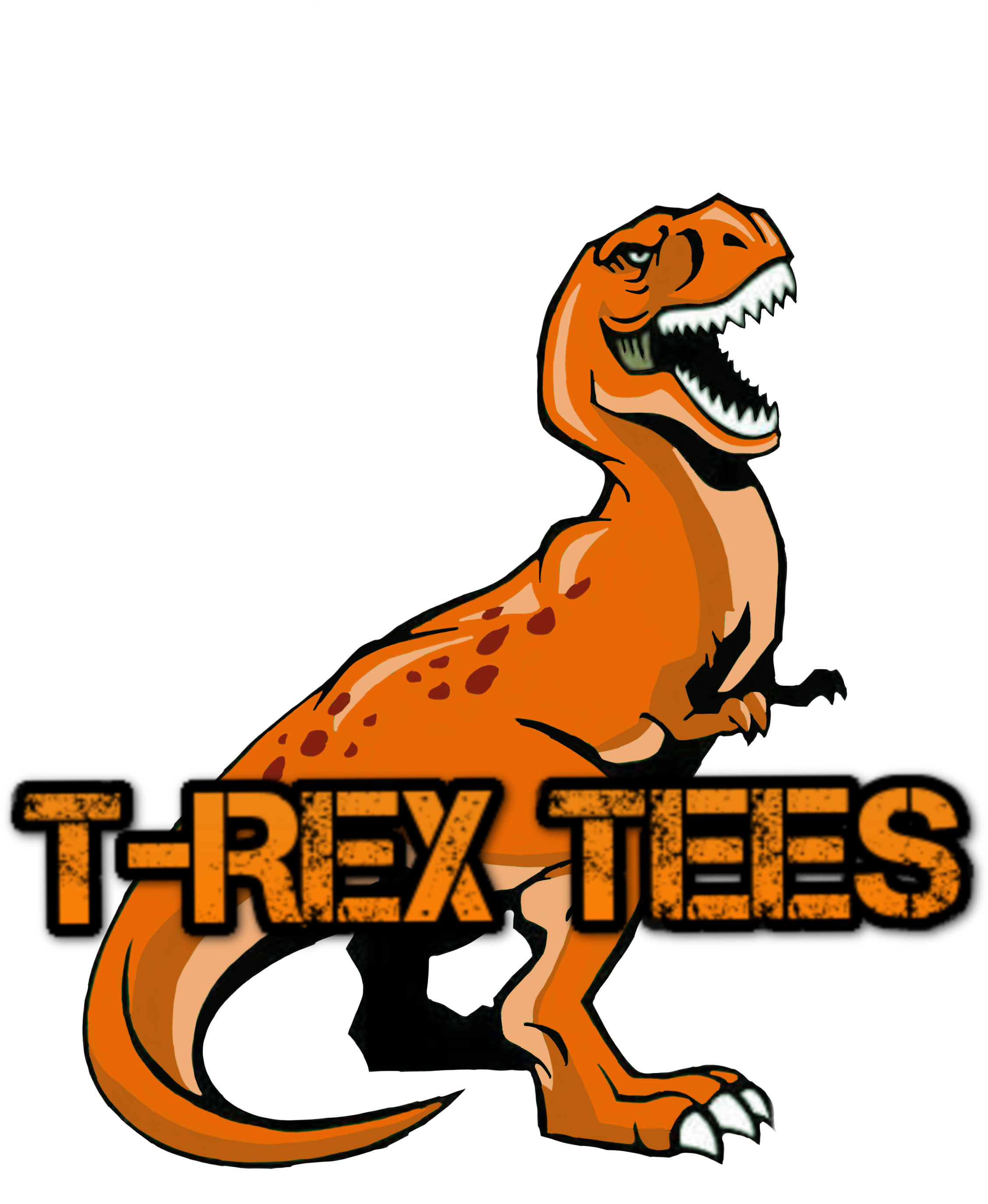 T Rex Graphic Tee Design PNG Image