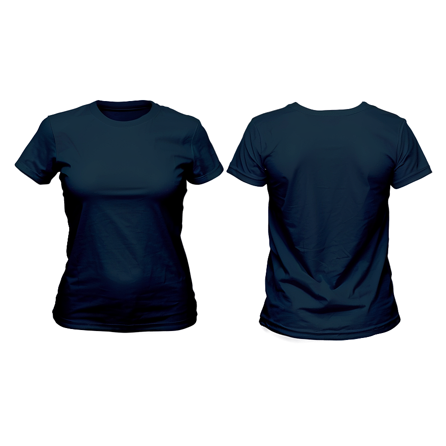 T-shirt Template Front And Side View Png Eyu93 PNG Image