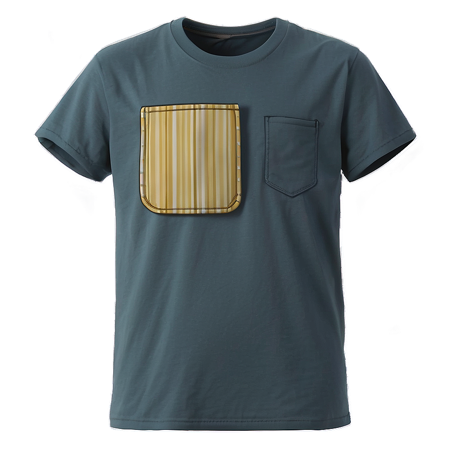 T-shirt With Pocket Template Png Ukp41 PNG Image