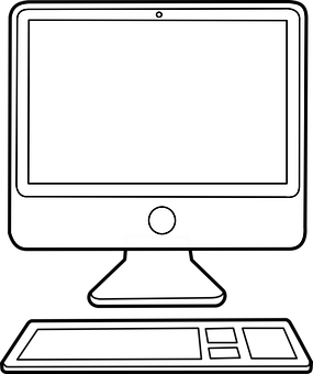 Tablet Outline Graphic PNG Image