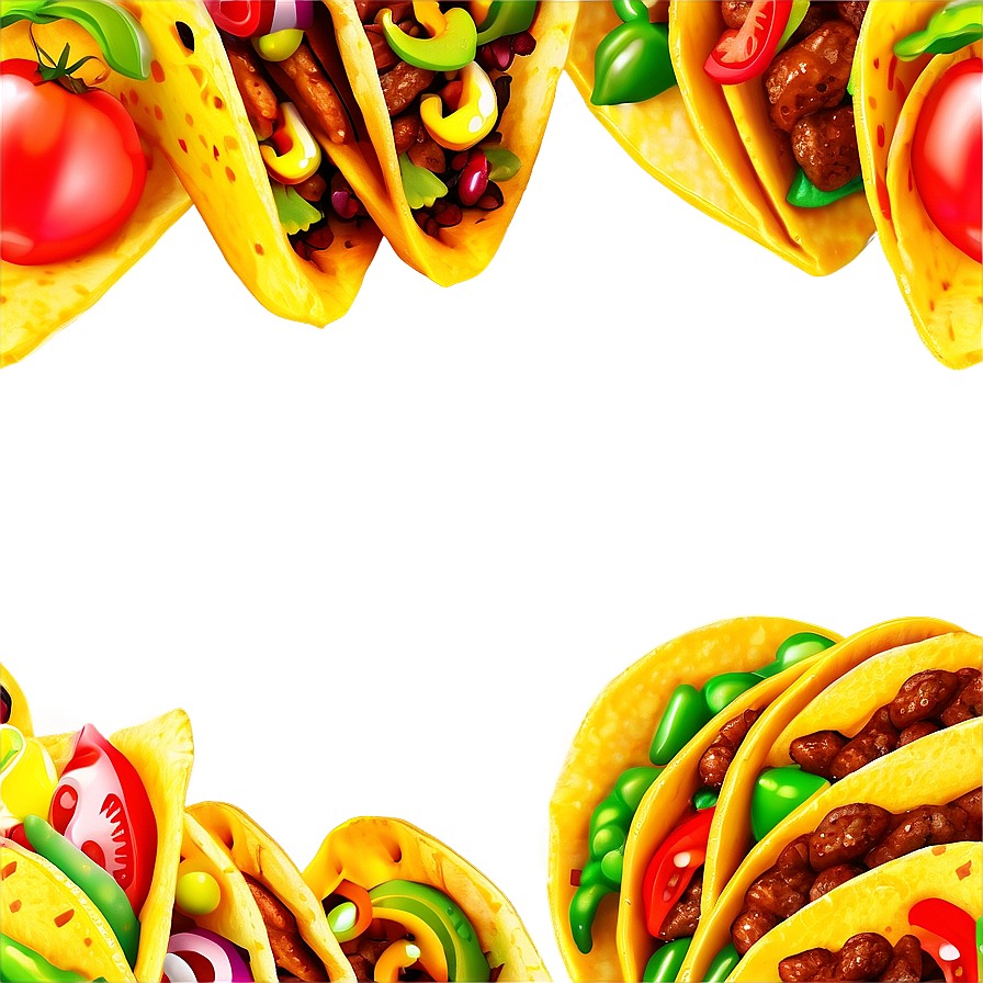 Taco Party Clipart Png 06262024 PNG Image