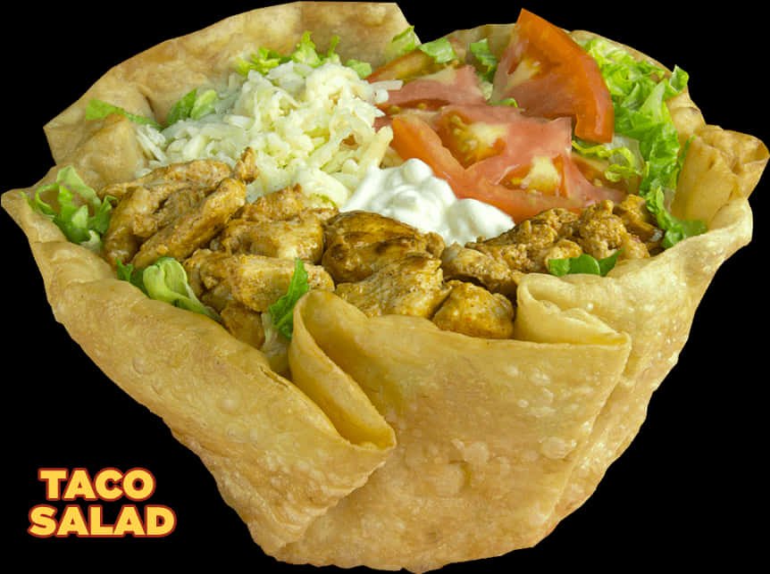 Taco Salad Delicious Meal PNG Image