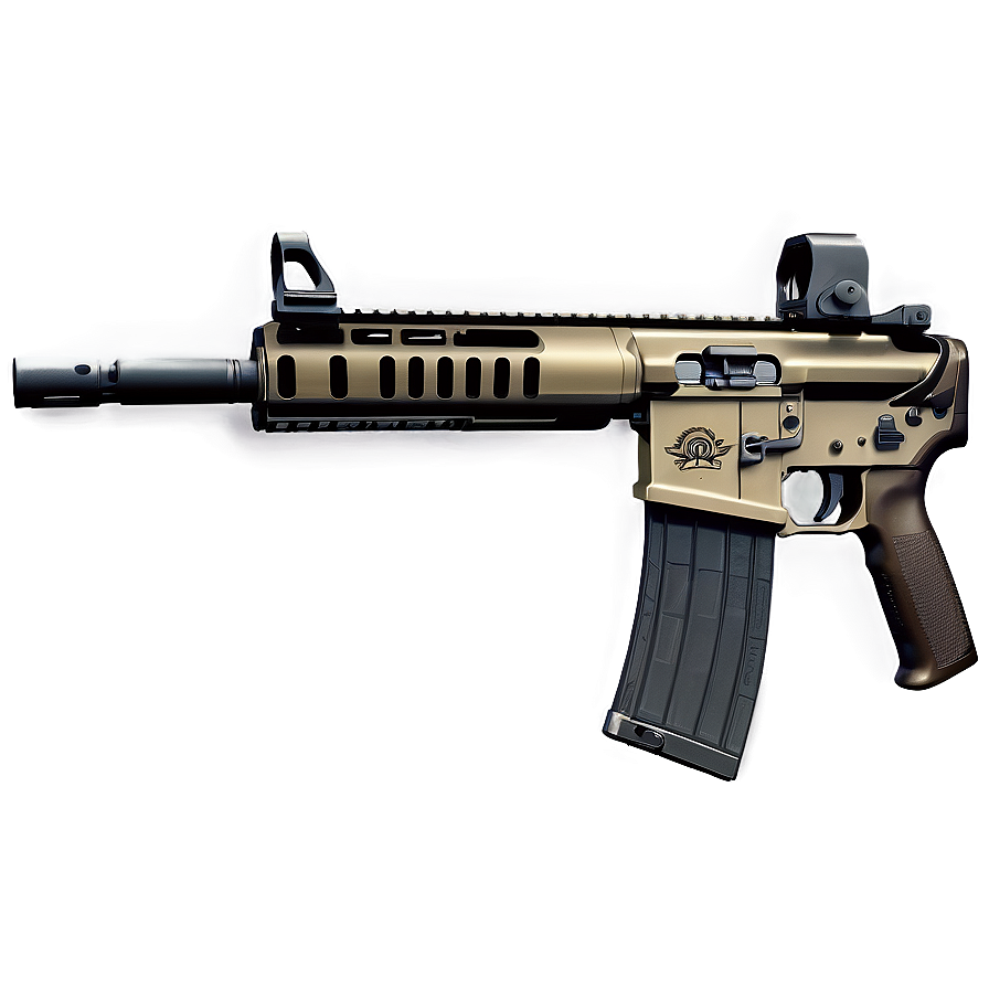 Tactical Ar 15 Illustration Png 05262024 PNG Image