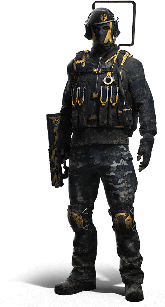 Tactical Ghost Soldier Character PNG Image