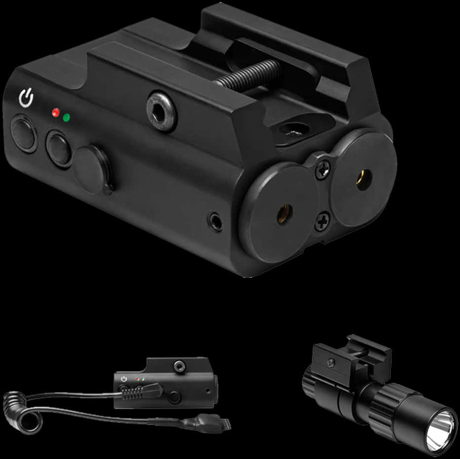 Tactical Laser Sight Attachment PNG Image