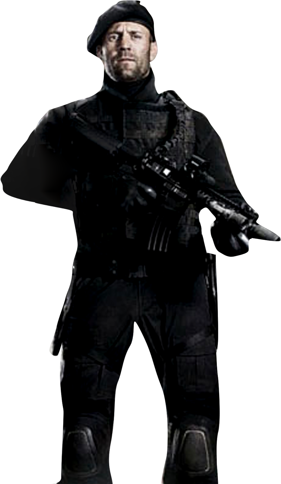 Tactical Operatorwith Rifle PNG Image