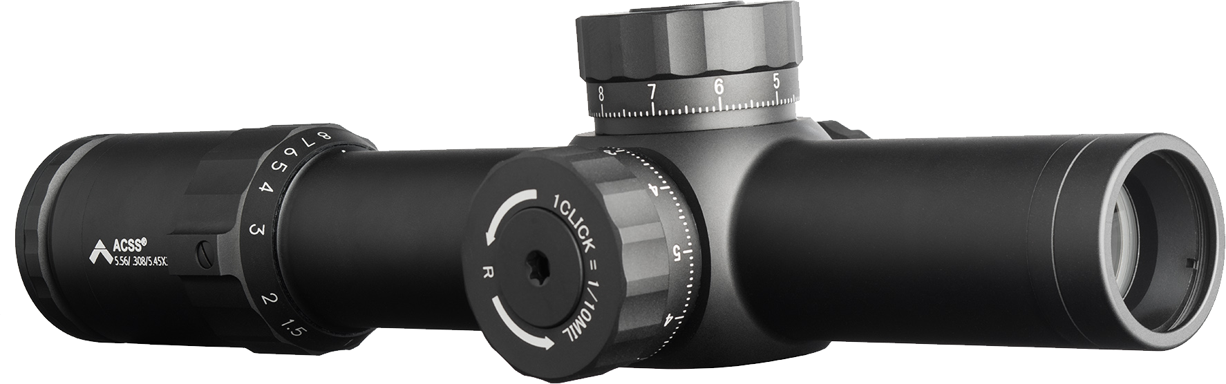 Tactical Rifle Scope PNG Image