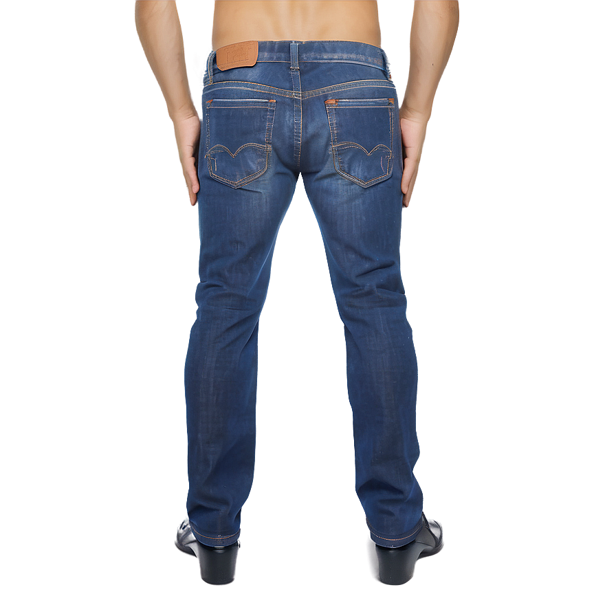 Tailored Fit Blue Jeans Png Wgh94 PNG Image