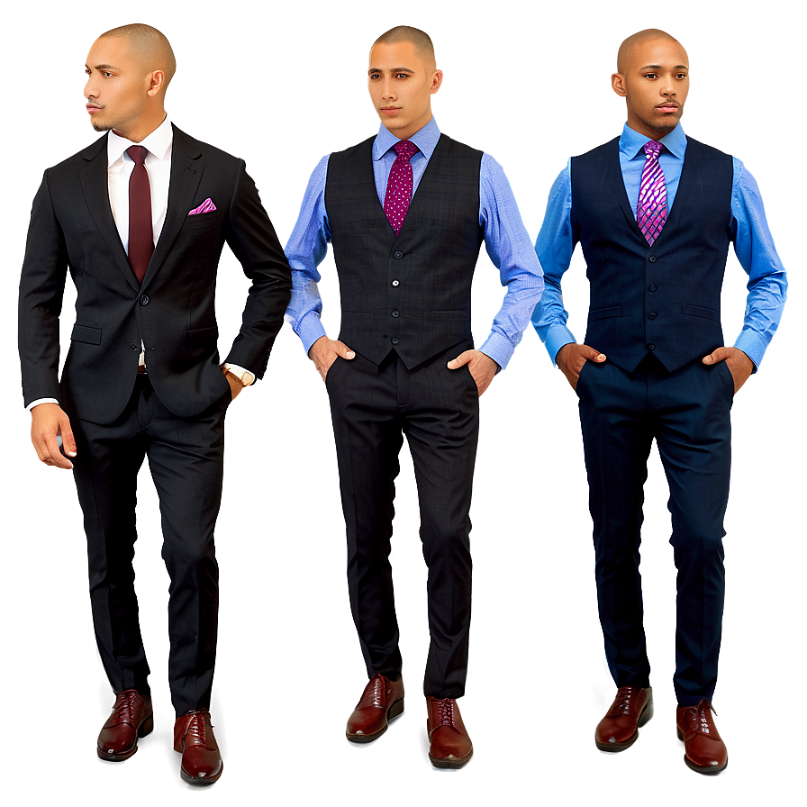 Tailored Suit And Knit Tie Png Mtd66 PNG Image