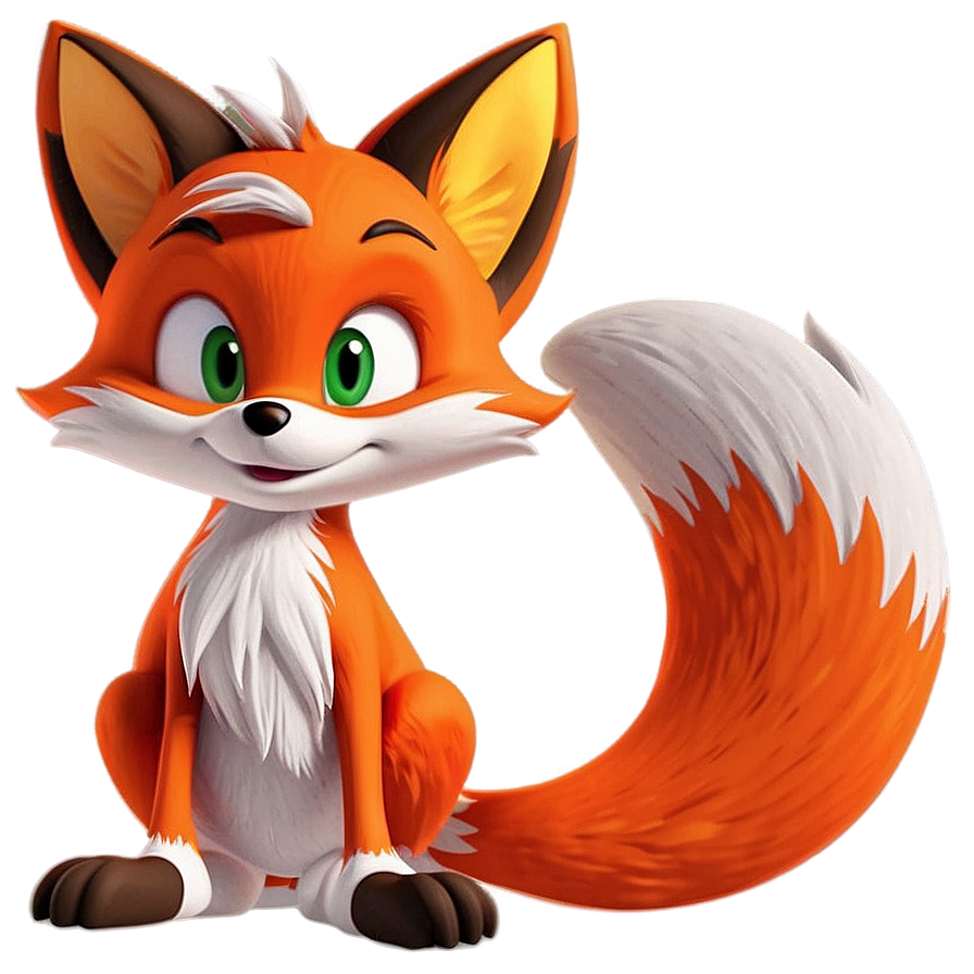 Tails The Fox Clipart Png 6 PNG Image