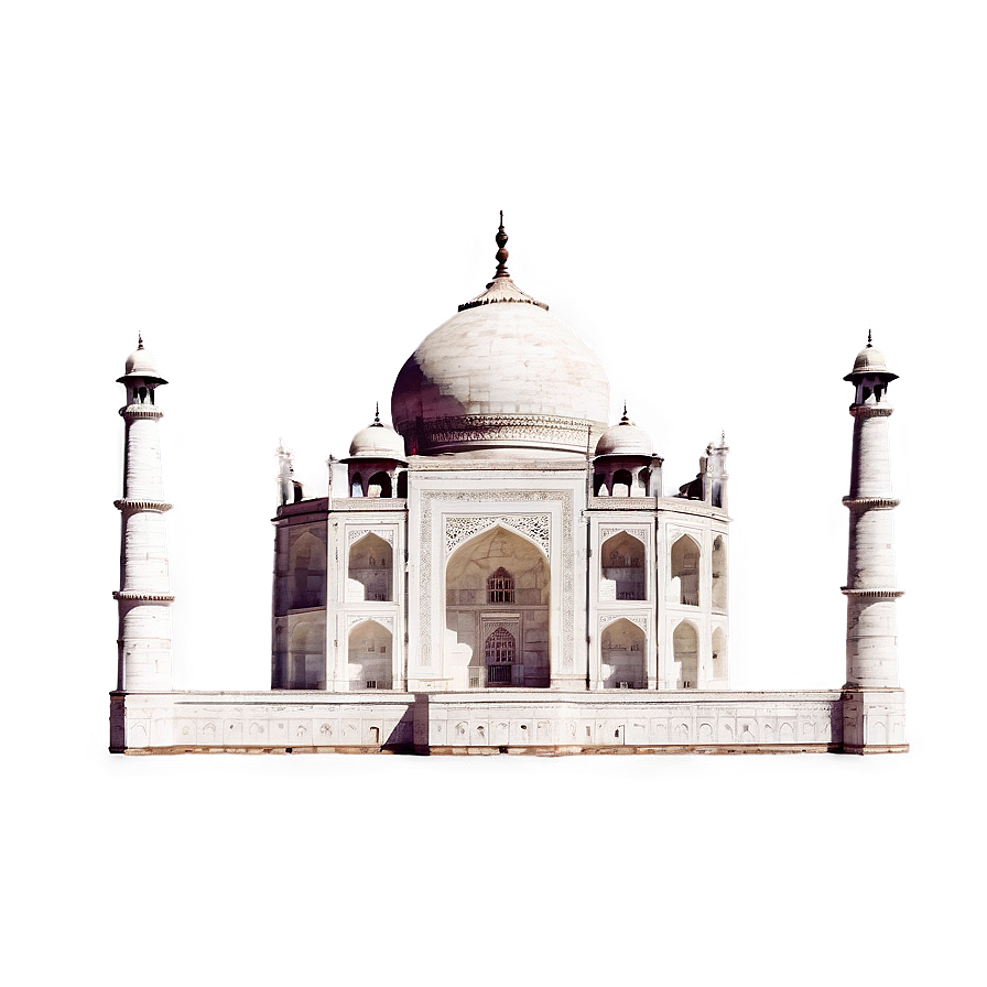 Taj Mahal At Twilight Png Eky74 PNG Image