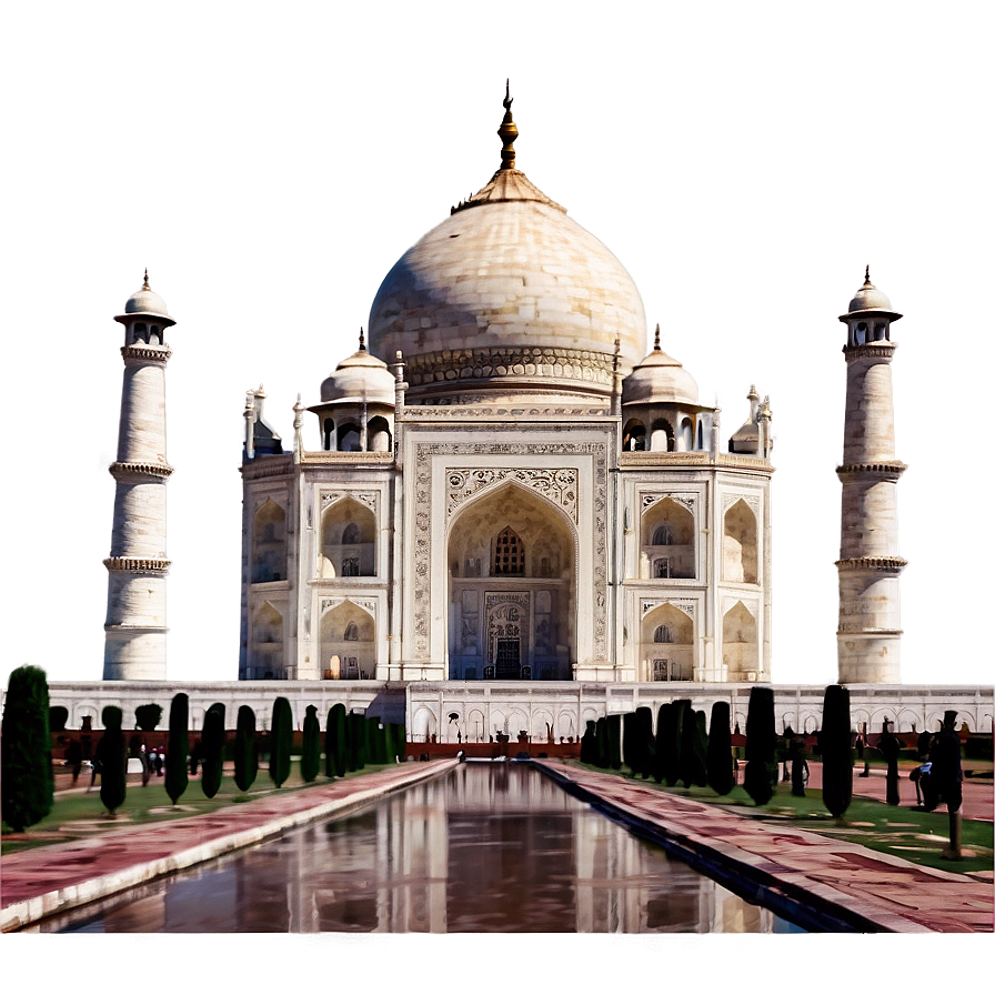 Taj Mahal Bright Daylight Png 06252024 PNG Image