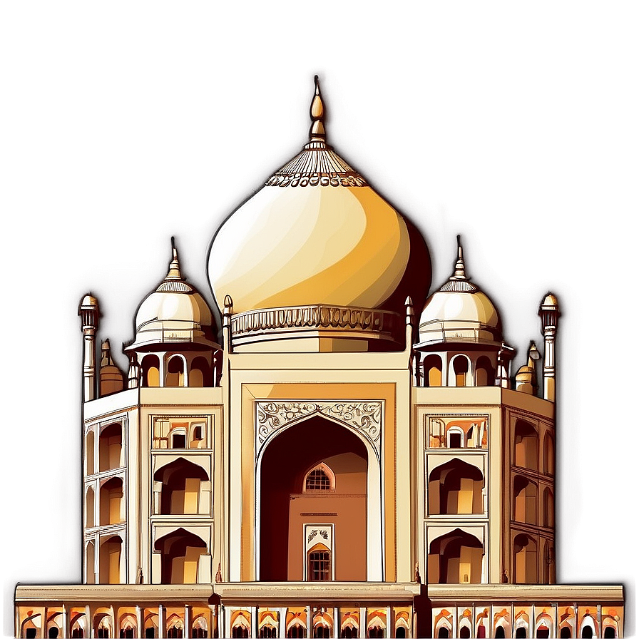 Taj Mahal In Rainy Weather Png 82 PNG Image