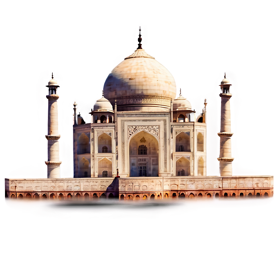 Taj Mahal In Winter Fog Png 75 PNG Image