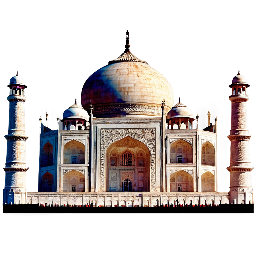 Taj Mahal Symmetry Architecture Png Qwv14 PNG Image