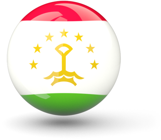 Tajikistan Flag Sphere3 D Rendering PNG Image