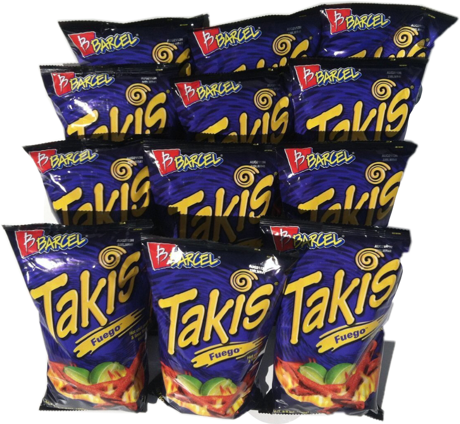 Takis Fuego Chips Multipack PNG Image