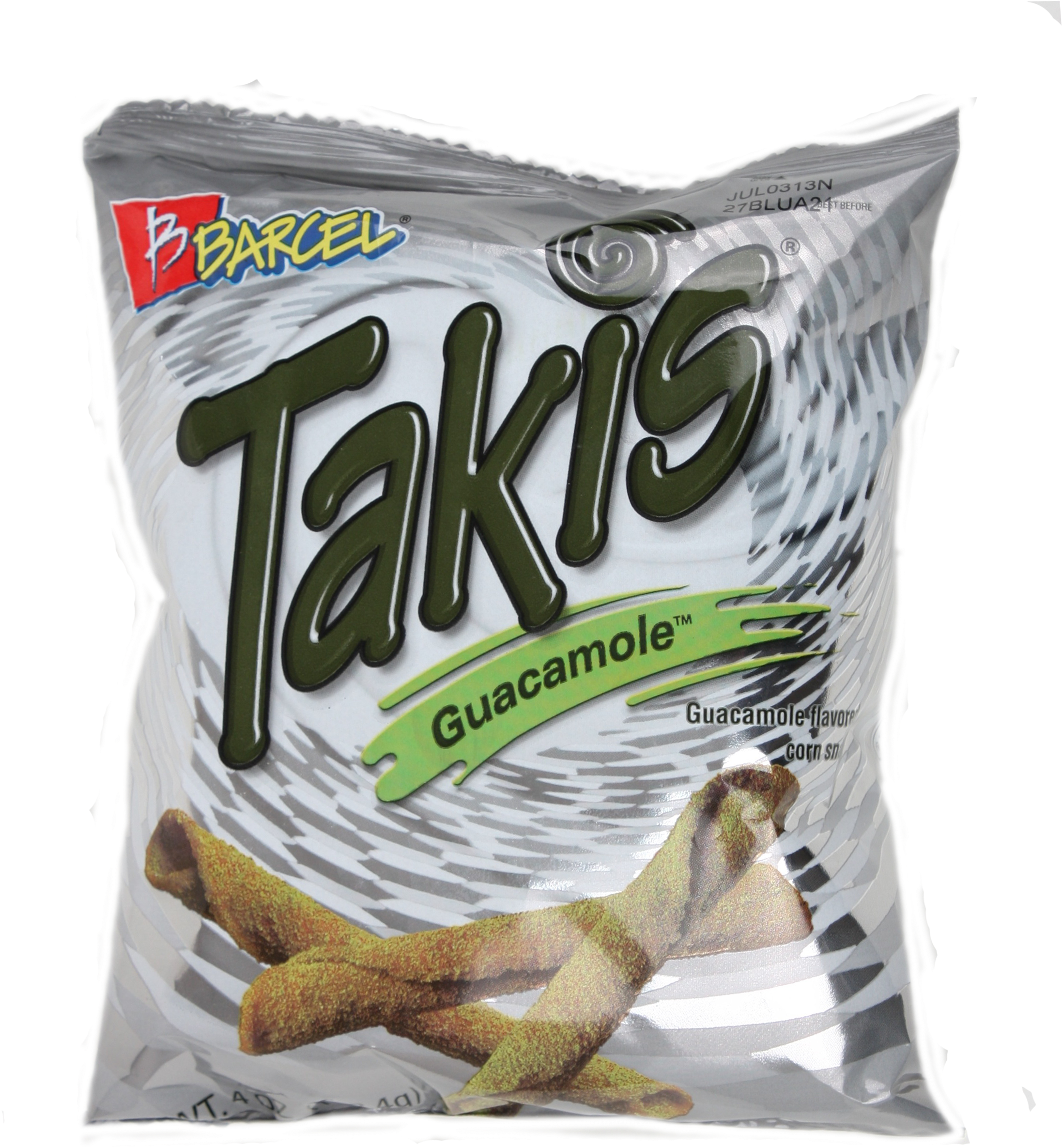 Takis Guacamole Flavored Snack Package PNG Image