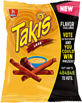 Takis Lava Flavor Challenge Package PNG Image