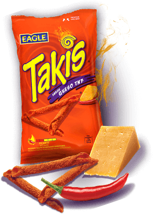 Takis Queso T N T Snack Package PNG Image