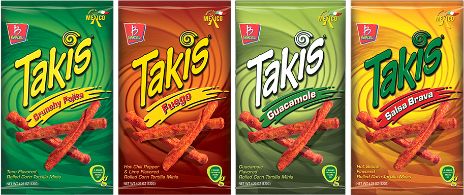 Takis Variety Pack Flavors PNG Image