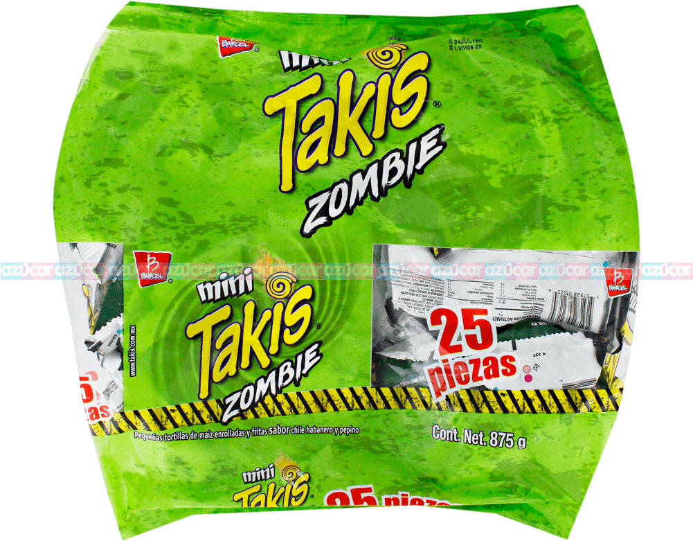 Takis Zombie Mini Snack Pack Image PNG Image