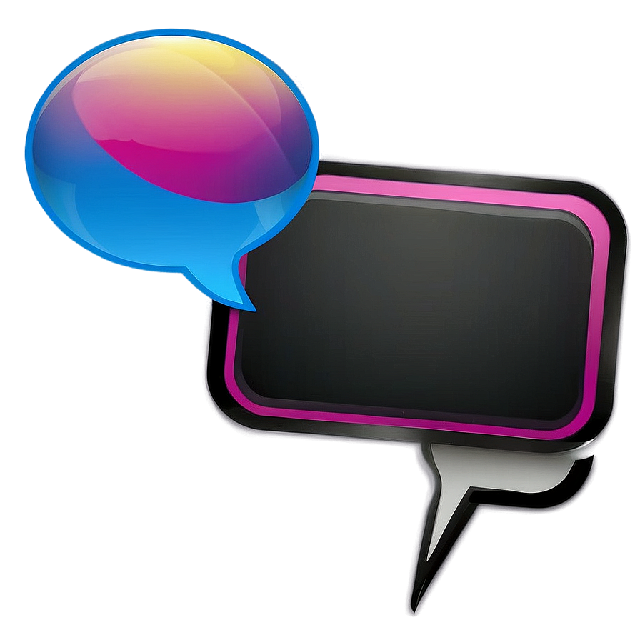 Talk Bubble Icon Png Iiv46 PNG Image