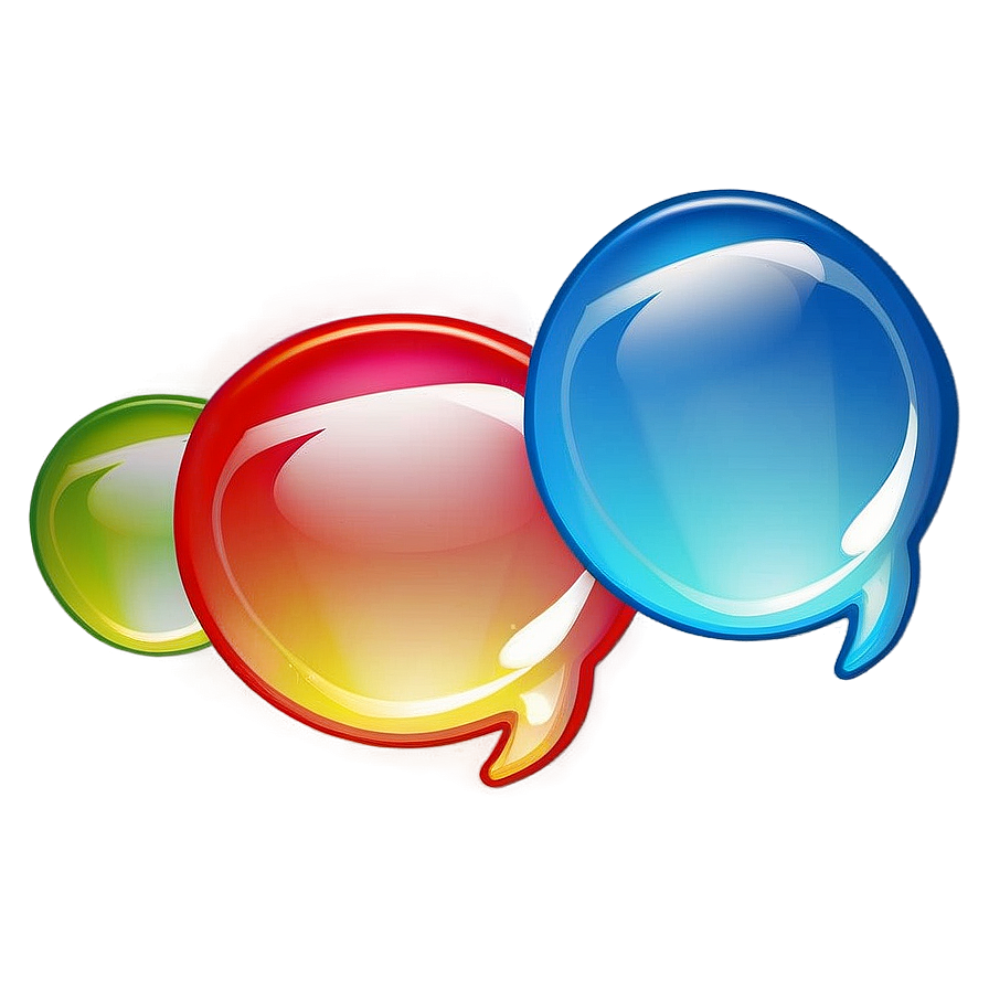 Talk Bubble Set Png Ntt63 PNG Image