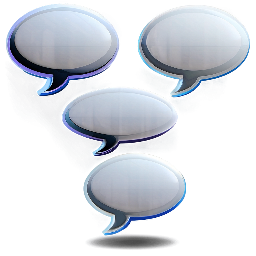 Talk Bubble With Shadow Png Arv PNG Image