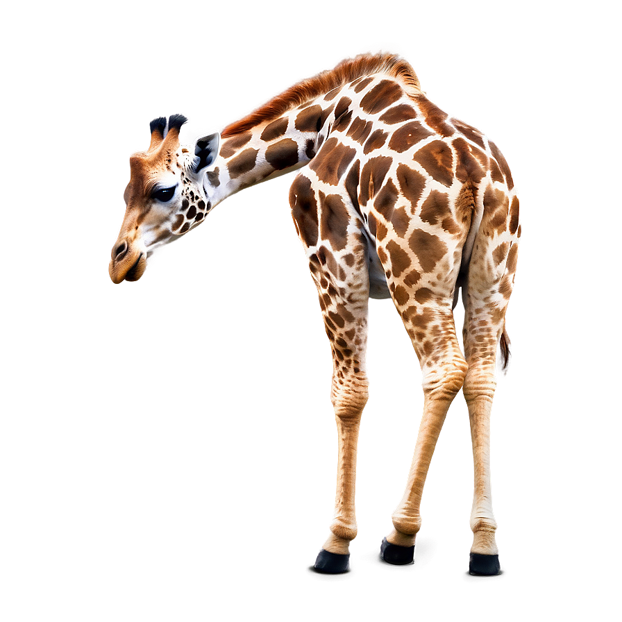 Tall Giraffe In Habitat Png Hvt PNG Image