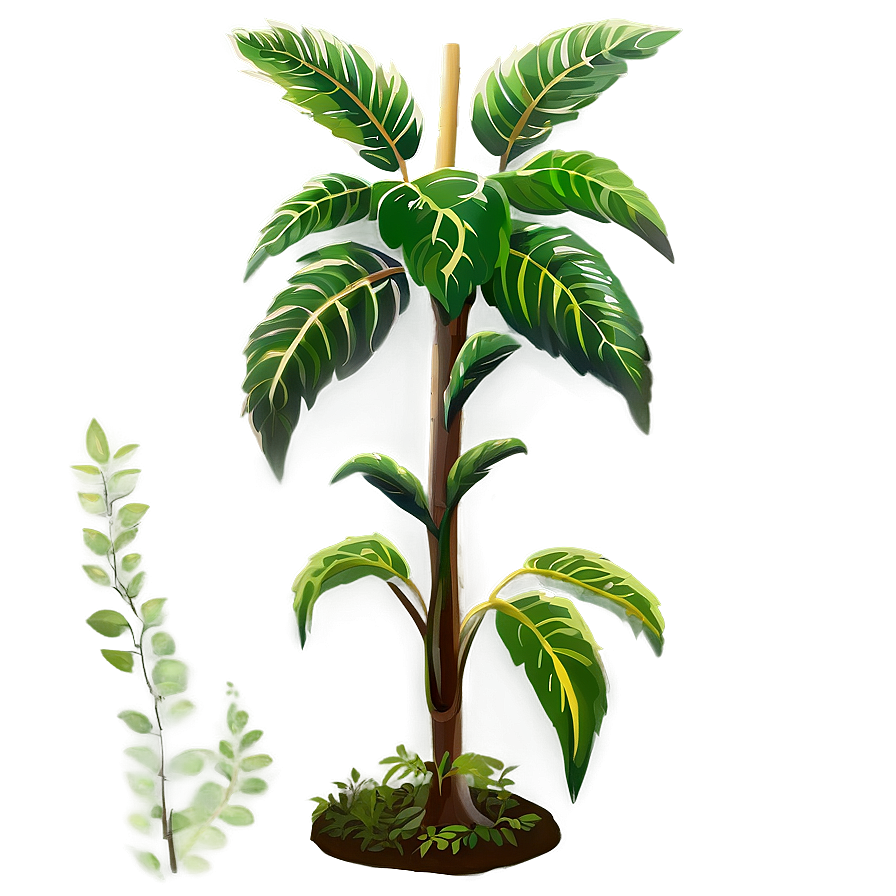 Tall Leafy Plant Png 06282024 PNG Image