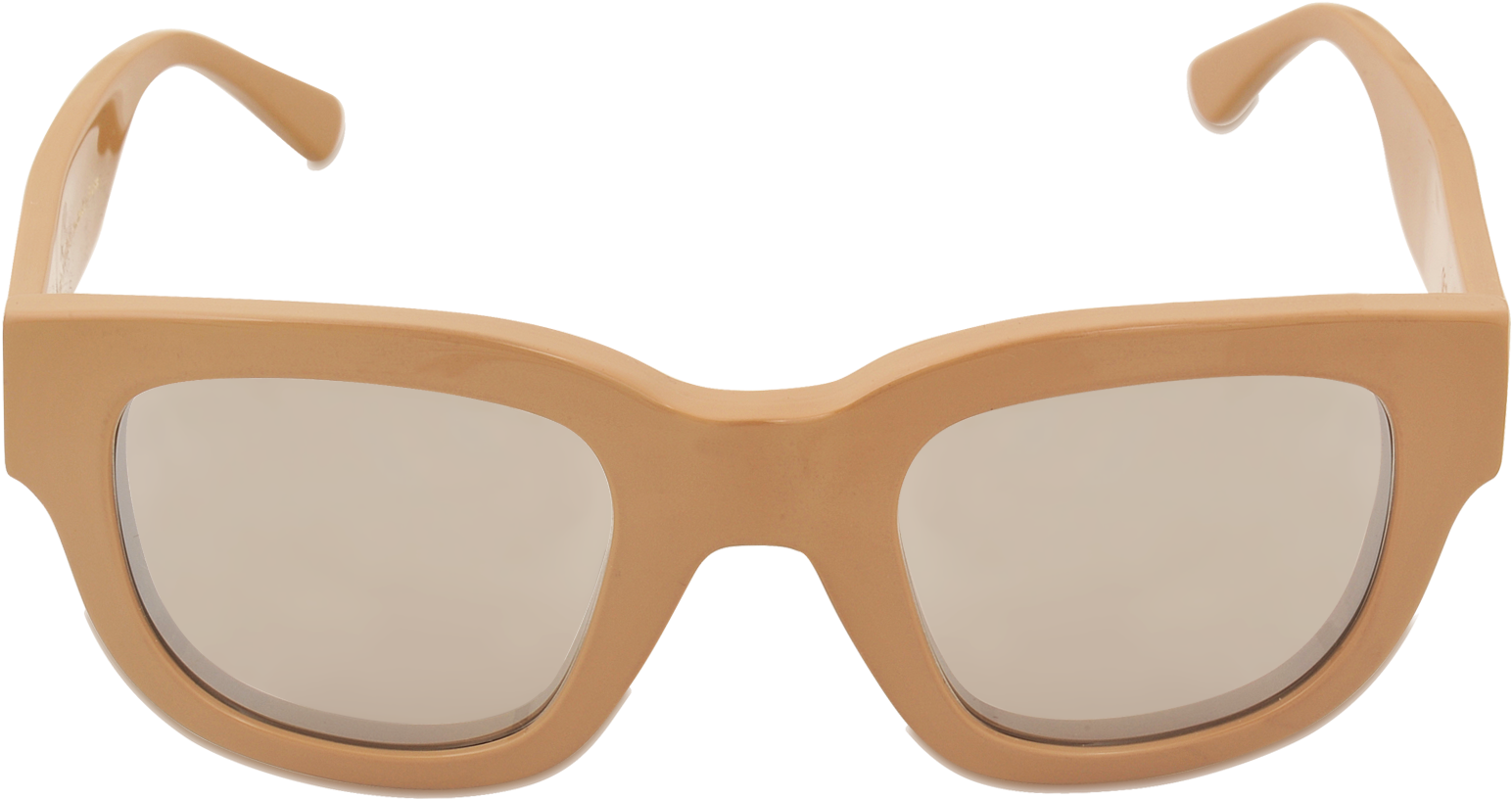 Tan Aviator Sunglasses Transparent Background PNG Image