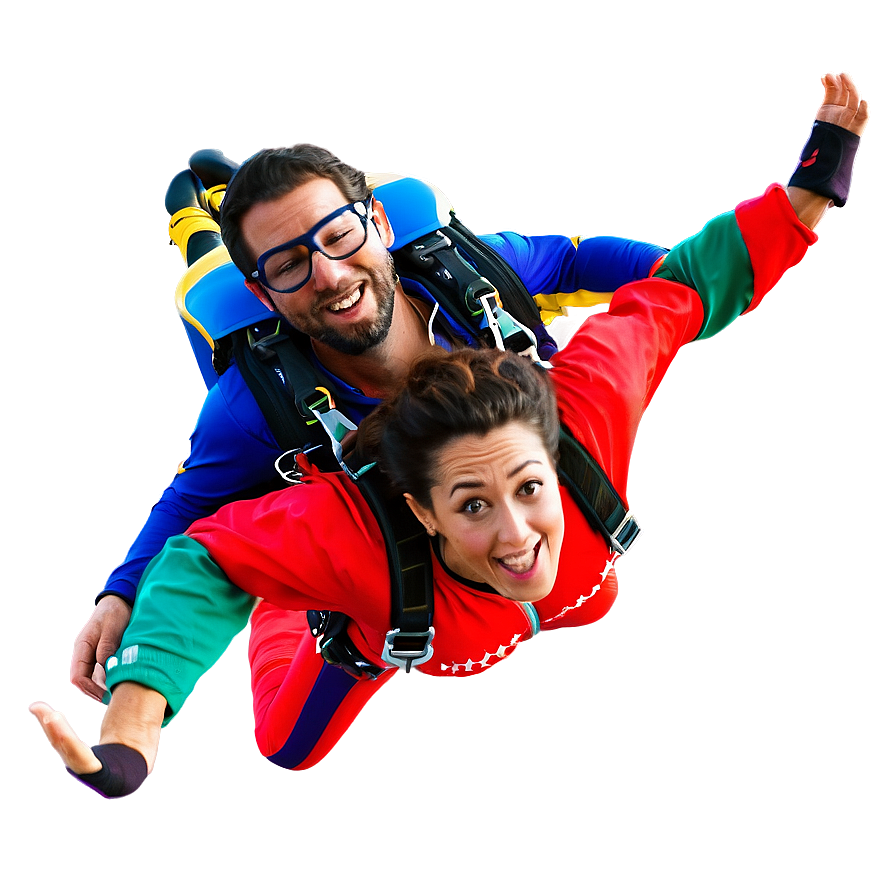 Tandem Skydive Png Tea74 PNG Image