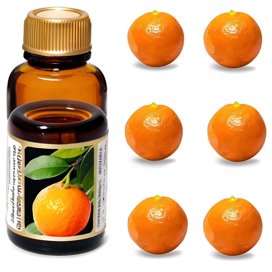 Tangerine Essential Oil Png 41 PNG Image