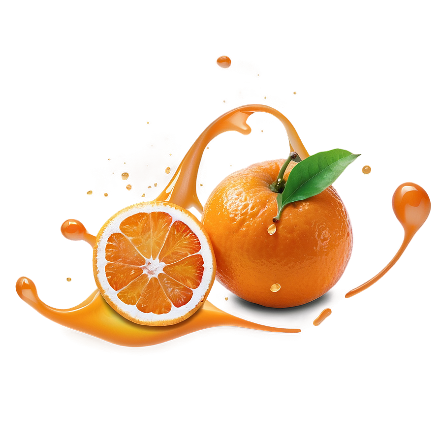 Tangerine Splash Png Ldg22 PNG Image